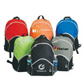 Multi-Pocket Earphone School Backpack